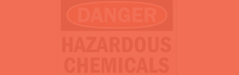 .Chemical hazard signs.