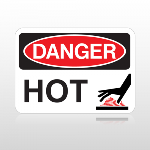 OSHA Danger Hot
