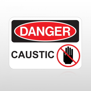 OSHA Danger Caustic