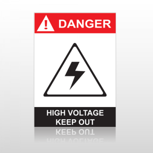 ANSI Danger High Votage Keep Out