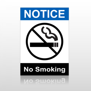 ANSI Notice No Smoking