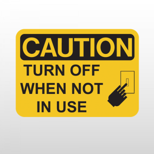 off turn osha use when caution views
