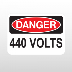 OSHA Danger 440 Volts