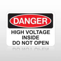 OSHA Danger High Voltage Inside Do Not Open