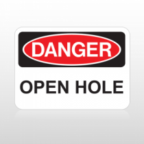 OSHA Danger Open Hole