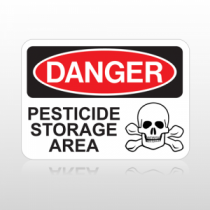 OSHA Danger Pesticide Storage Area