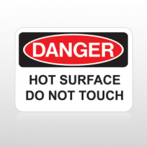OSHA Danger Hot Surface Do Not Touch