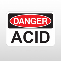 OSHA Danger Acid