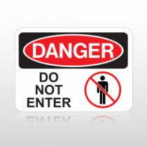 OSHA Danger Do Not Enter