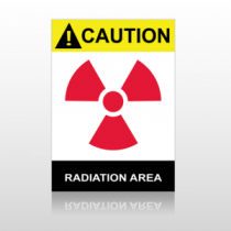 ANSI Caution Radiation Area