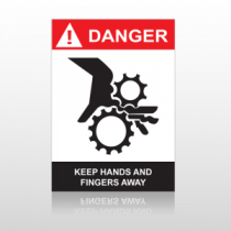 ANSI Danger Keep Hands And Fingers Away