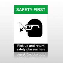 ANSI Safety Pick Up And Return Safety Glasses Here