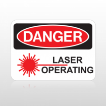 OSHA Danger Laser Operating