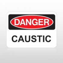 OSHA Danger Caustic