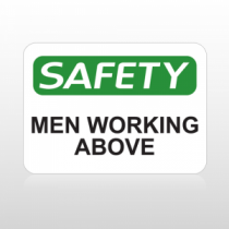 OSHA Safety Men Working Above