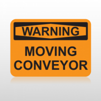 OSHA Warning Moving Conveyor