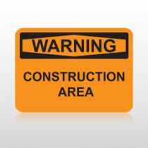 OSHA Warning Construction Area