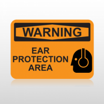 OSHA Warning Ear Protection Area