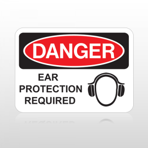 OSHA Danger Ear Protection Required