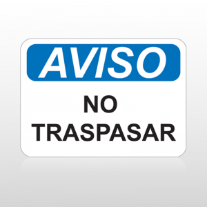 OSHA Aviso Traspasar