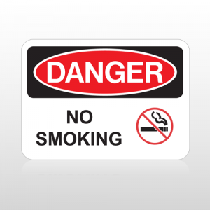 OSHA Danger No Smoking