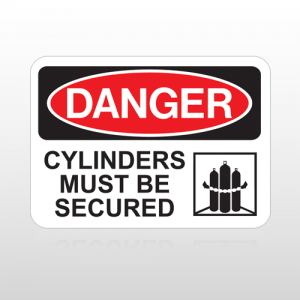 OSHA Danger Cylinders Must Be Secured