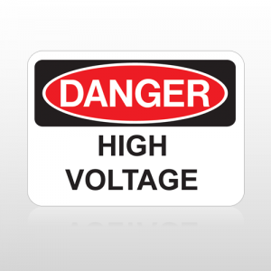 OSHA Danger High Voltage