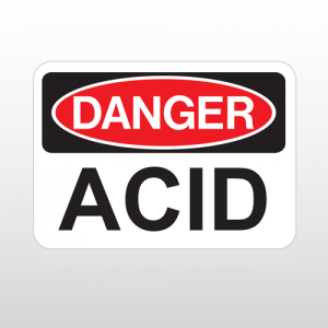 OSHA Danger Acid