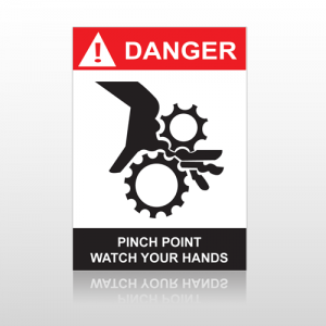 ANSI Danger Pinch Point Watch Your Hands