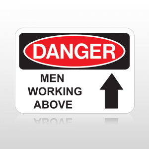 OSHA Danger Men Working Above
