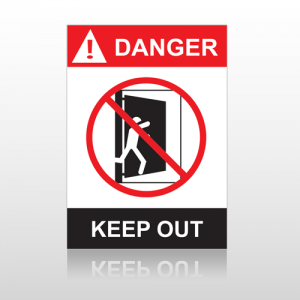 ANSI Danger Keep Out