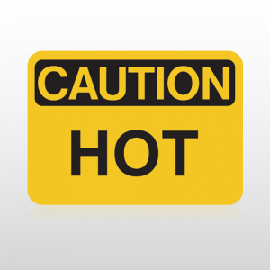 OSHA Caution Hot