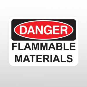 OSHA Danger Flammable Materials