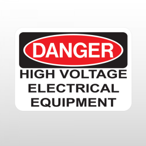 OSHA Danger High Voltage Electrical Equipment