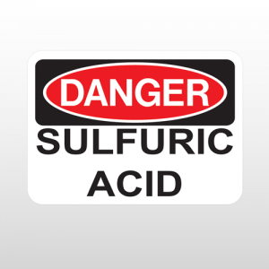 OSHA Danger Sulfuric Acid