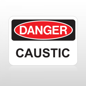 OSHA Danger Caustic