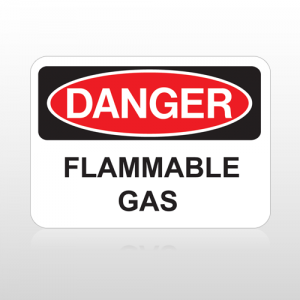 OSHA Danger Flammable Gas