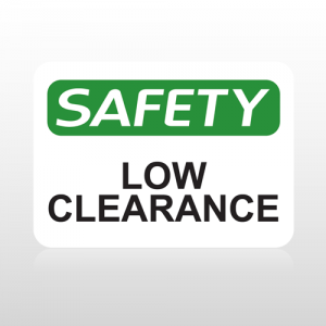 OSHA Safety Low Clearance