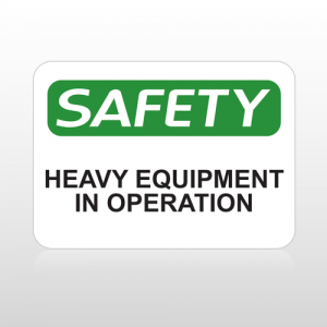 OSHA Safety Heavy Equipment In Operation