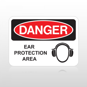 OSHA Danger Ear Protection Area