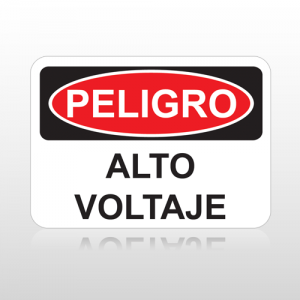 OSHA Peligro Alto Voltaje